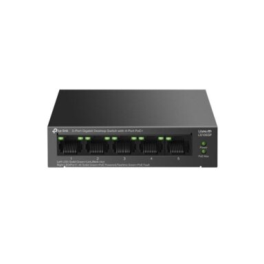 LS105GP 5-Port Gigabit Desktop Switch with 4-Port PoE+, TP-Link