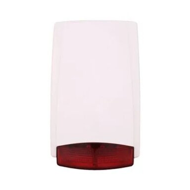 MR 100R, Outdoor siren with strobe, battery, 12VDC