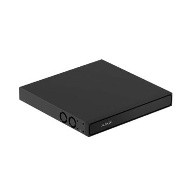 NVR H2D8PAC (16ch) Black, 16 kanalų įrašymo įrenginys (8PoE, 2HDD), Ajax NVR H2D8PAC (16ch) Black, 16 kanalų įrašymo įrenginys (8PoE, 2HDD), Ajax