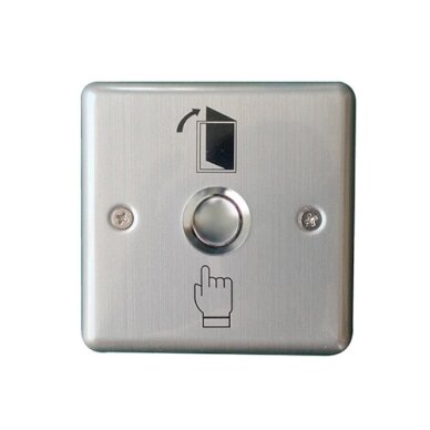 PB22 S, Door release button, steel PB22 S, Door release button, steel