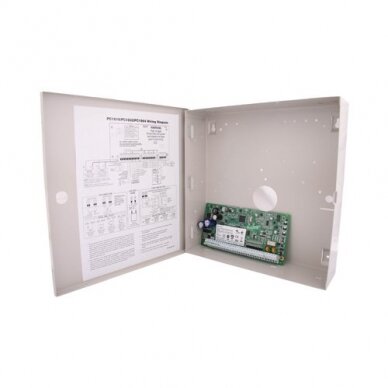 PC 1864D, panel 8/64 zone with box