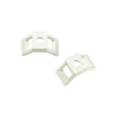 Screw-on strap holder, white TM2S6C/CTH-2E, 100 pcs.