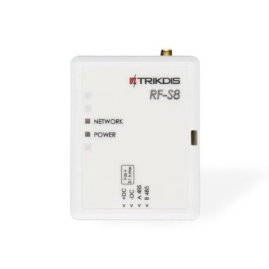 RF-S8, Belaidis imtuvas 12V dc 868 MHz, Baltas, TRIKDIS