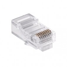 RJ45 Cat.6 connector – plug, for solid cable, UTP