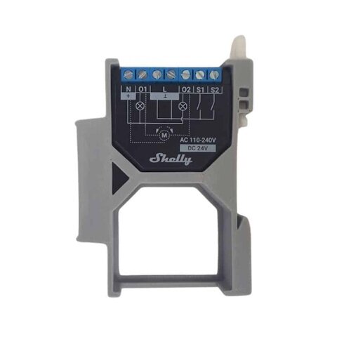 S PLUSX21 PETG-G Double DIN Adapter for Shelly PLUS and GEN3 Relays S PLUSX21 PETG-G Double DIN Adapter for Shelly PLUS and GEN3 Relays