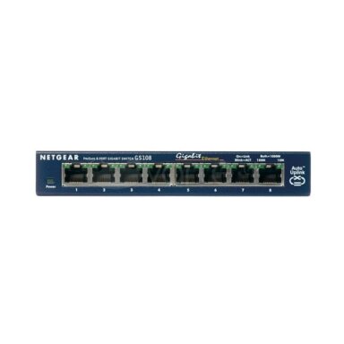 Šakotuvas Netatmo Netgear Switch GS108GE, 8-port 10/100/1000 GBit