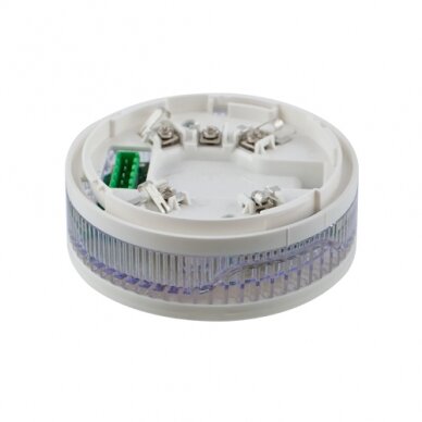 SensoIRIS BSST IS addressable fire base with built-in sounder and strobe, and isolator module