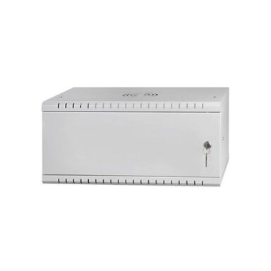 SF 4UC450MG, 4U Pakabinama komutacinė spinta 19" 450mm pilka, SaFi