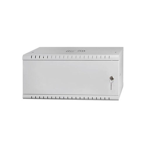 SF 4UC450MG, 4U Pakabinama komutacinė spinta 19" 450mm pilka, SaFi
