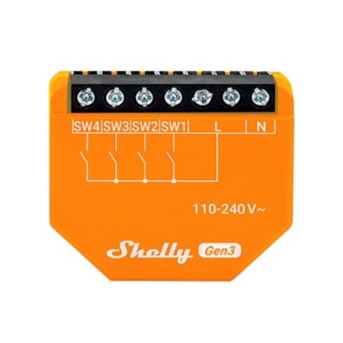 Shelly I4 Gen3, išmanusis įvesties įrenginys