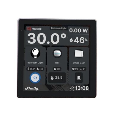 Shelly Wall Display X1i Black
