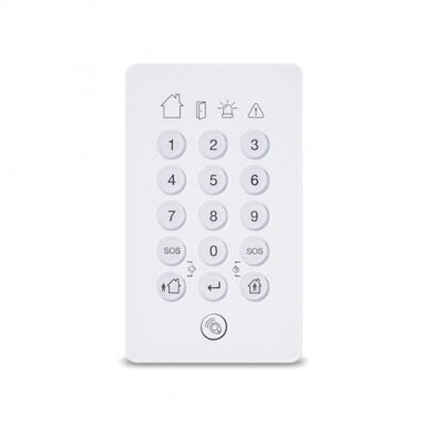 SH KP su RFID, Two way wireless icon keypad with RFID reader