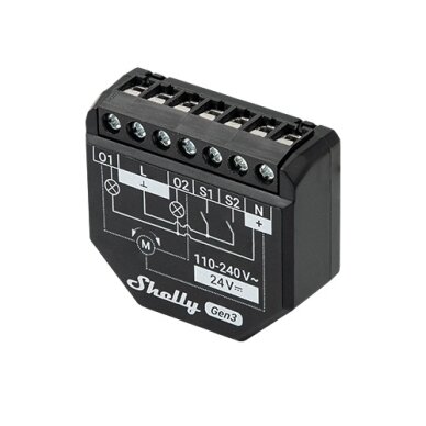 Shelly 2PM Gen3, 2channel/motor relay(Wi-Fi, bluetooth) Shelly 2PM Gen3, 2channel/motor relay(Wi-Fi, bluetooth)