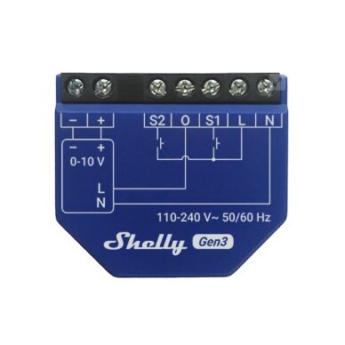 Shelly Dimmer 0/1-10V Gen3 Shelly Dimmer 0/1-10V Gen3