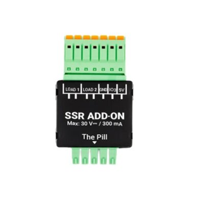 Shelly SSR Add-on, add-on with 2 controllable channels 0-30 VDC Shelly SSR Add-on, add-on with 2 controllable channels 0-30 VDC
