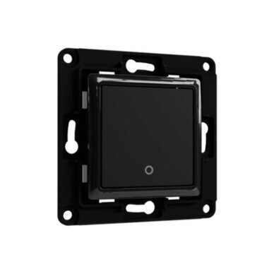 Shelly Wall Switch 1xBtn, black Shelly Wall Switch 1xBtn, black