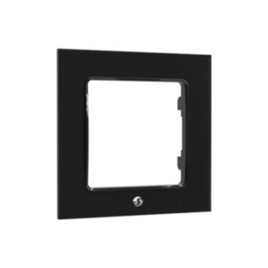 Shelly Wall Switch Frame x1, black Shelly Wall Switch Frame x1, black