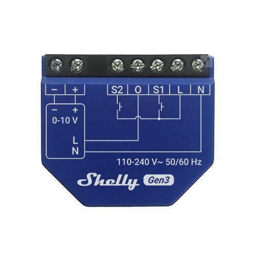 Shelly Dimmer 0/1-10V Gen3 Shelly Dimmer 0/1-10V Gen3