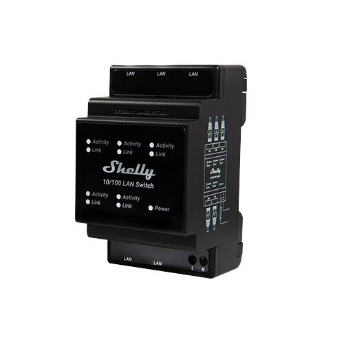 Shelly DIN LAN Switch 5 port