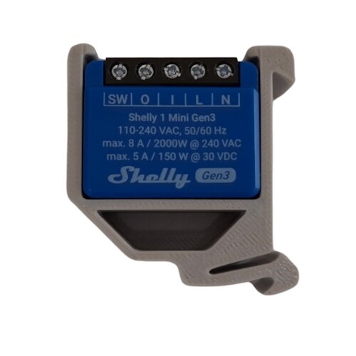Shelly Mini on din rail Shelly Mini on din rail