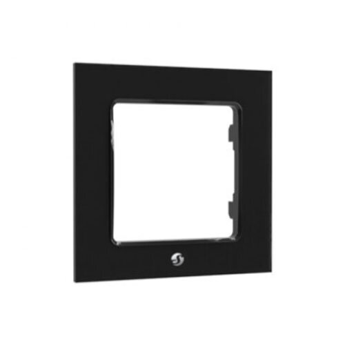 Shelly Wall Switch Frame x1, black Shelly Wall Switch Frame x1, black