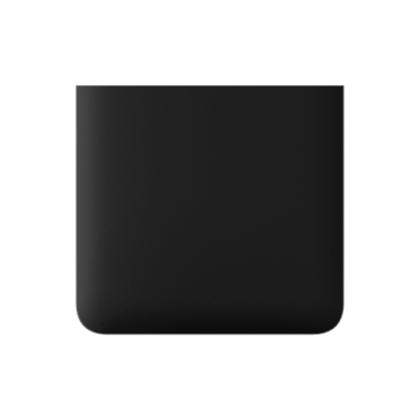 SideButton (1-gang) vertical Black, Ajax