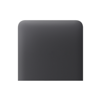 SideButton (1-gang) vertical, Graphite, Ajax SideButton (1-gang) vertical, Graphite, Ajax