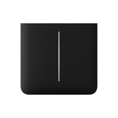 SideButton (2-gang) vertical, Black, AJAX SideButton (2-gang) vertical, Black, AJAX