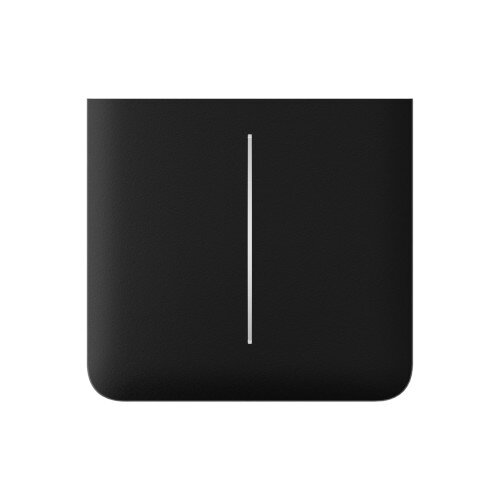 SideButton (2-gang) vertical, Black, AJAX