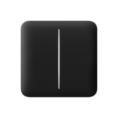 SoloButton (2-gang) Black, Ajax