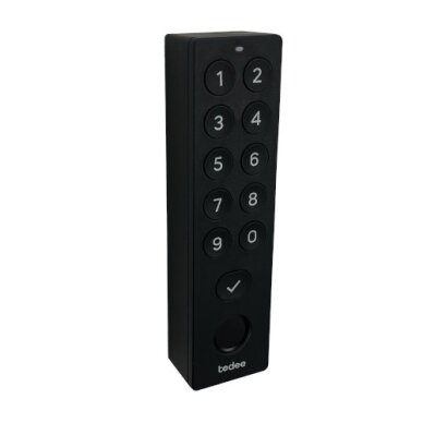 Tedee Keypad PRO, Keypad with Fingerprint, Black Tedee Keypad PRO, Keypad with Fingerprint, Black
