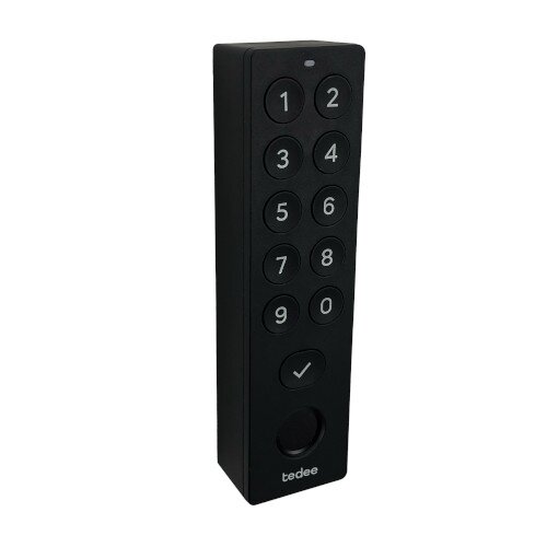 Tedee Keypad PRO, Keypad with Fingerprint, Black