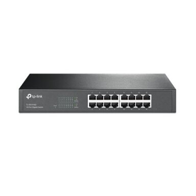 TL-SG1016D 16 prievadų Gigabit darbalaukio/komutacinės spintos komutatorius, TP-LINK