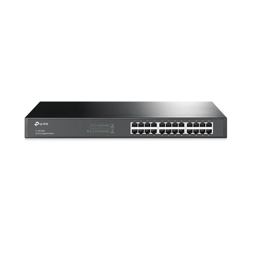 TL SG1024 24-port Gigabit rack-mount switch, TP-Link | Computer ...