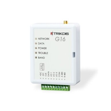 TX G16, GSM komunikatorius su antena, Baltas, TIRKDIS TX G16, GSM komunikatorius su antena, Baltas, TIRKDIS