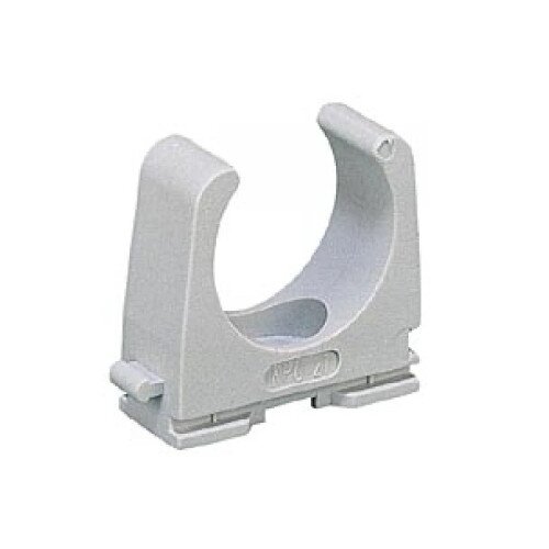 U-16, Bracket for straight PVC/corrugated pipes, gray U-16, Bracket for straight PVC/corrugated pipes, gray