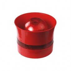 VALKYRIE ASB RED,  Addressable Wall Mount Sounder with Beacon