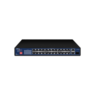 VSS W24POE3G 24*FE PoE+2*GE+1*GF PoE Switch(VSS 24POE)
