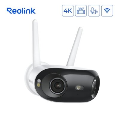 Reolink elite series w740 | 8mp 4k 180° panoramski pogled | wi-fi 6 24/7 snemanje 30m ir ai | ip kamera 2 W740 elite series wifi camera, 8mp, 2. 8mm, ip67, 512gb, reolink 1