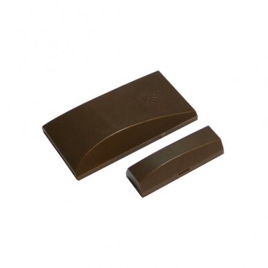 Wireless micro magnetic contact, brown (Ksenia)