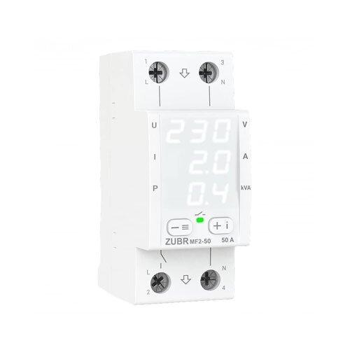ZUBR MF2-50 single-phase electronic control and protection relay ZUBR MF2-50 single-phase electronic control and protection relay